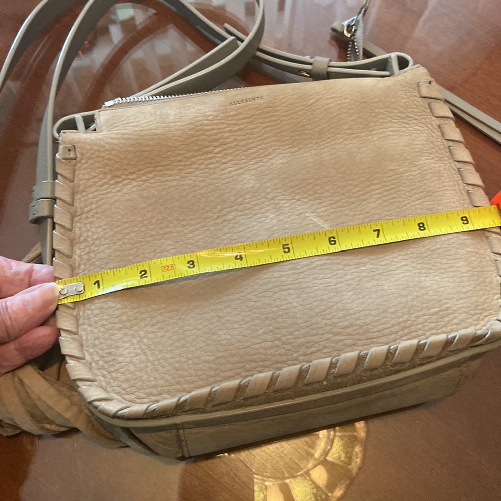 All saints suede, and leather bag - Picture 6 of 9